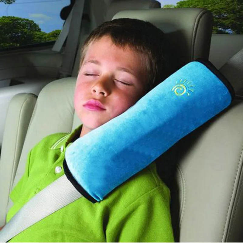 1pcs Children/Child Car Soft Headrest Baby Vehicle Safety Seat Belts