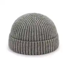 WZCX новая однотонная осенне-зимняя вязаная шапка унисекс в полоску, сохраняющая тепло, повседневная Корейская версия, Шапка-бини с дыней