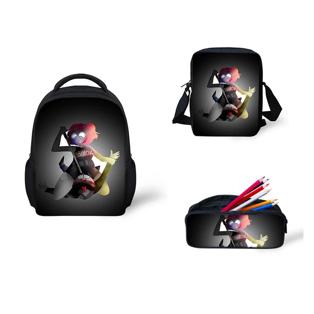 Us 72 40 Offroblox Toys School Bag 3pcsset Kids Toddler Bags School Backpack Children Boys Girls Backpacks Infant Mini Book Bag Bagpack In - 