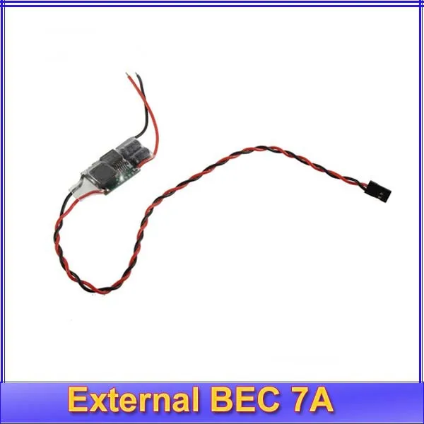

Free shipping New External type BEC (UBEC) 7A Switch Mode UBEC 9-35V/3-8S for T-Rex 550 600