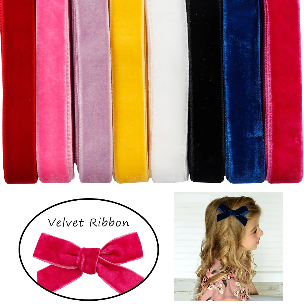 5yards-Velvet-Ribbon-Soft-Comfortable-Ribbon-15mm-25mm-Ribbon-For-DIY-Headband-Clips-Bow-Wedding-Patry