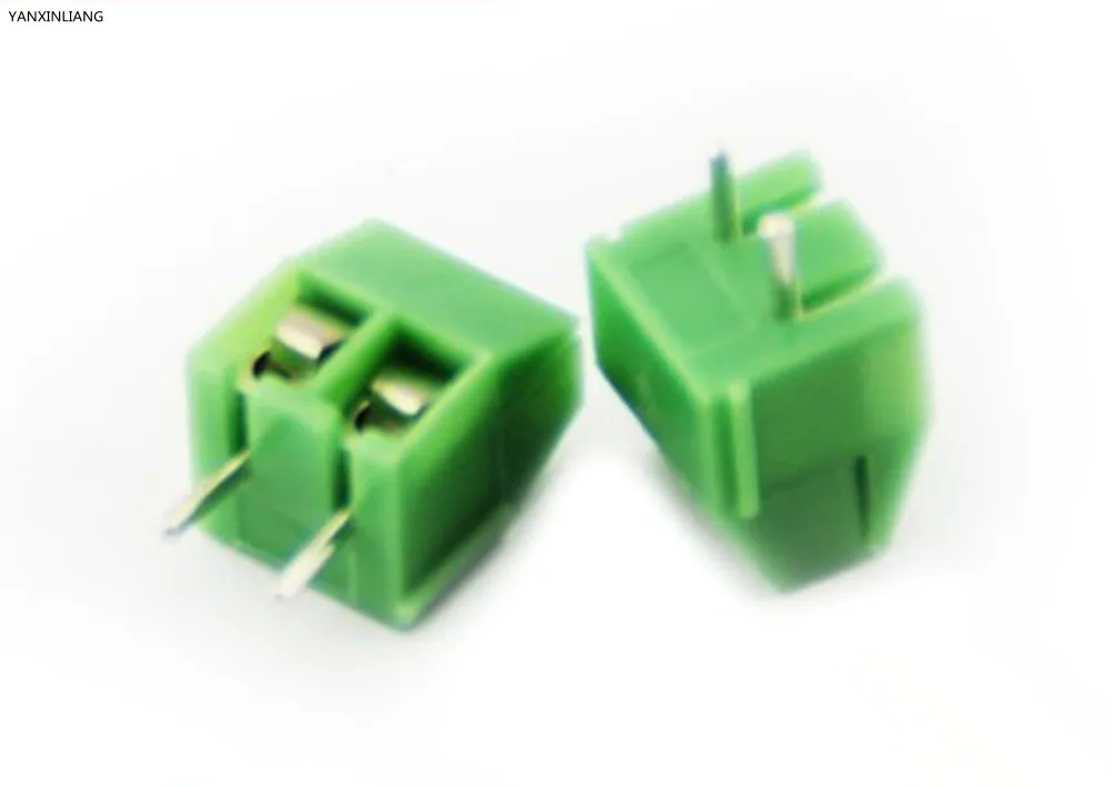 10 Adet 3 5mm Pitch 2 Pin 2 Yollu D z Pin PCB Vidal Terminal Blo u 