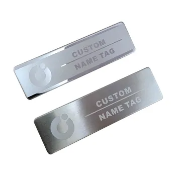 

7pcs custom name tag name badge id business badge with magnet back