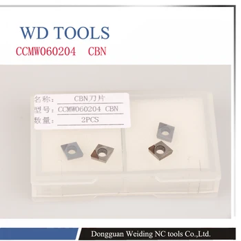 

Free shipping 2PCS CCMW060204 CBN Inserts , CNC CBN diamond inserts For Lathe Tools For SCLCR/SCKCR/SCZCR Turning Tools