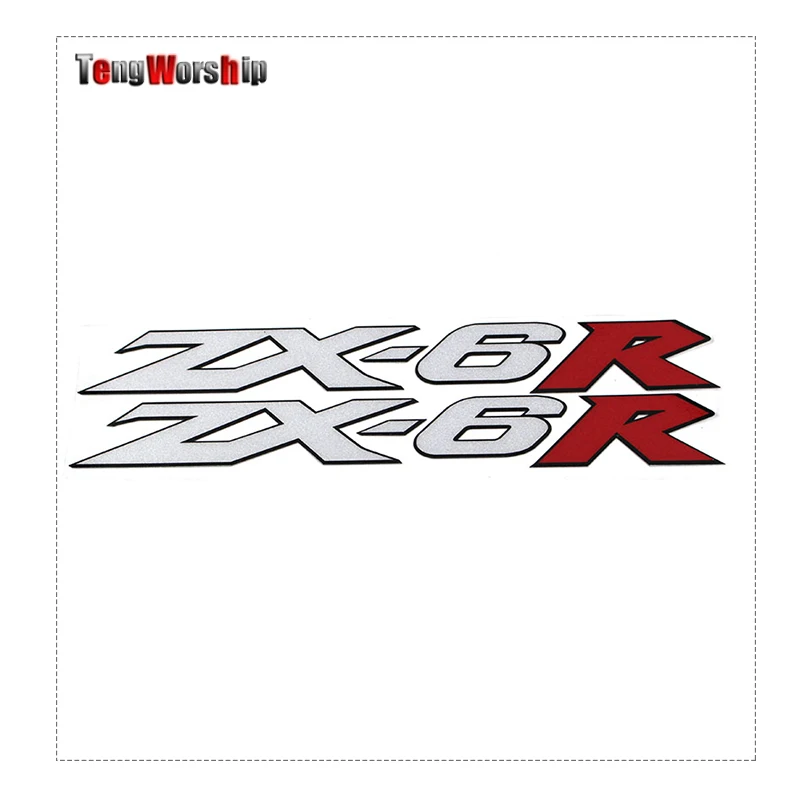 

Motorcycle New Arrival Fashion Decoration REFLECTIVE Logo Stickers For KAWASAKI ZX 6R ZX6R