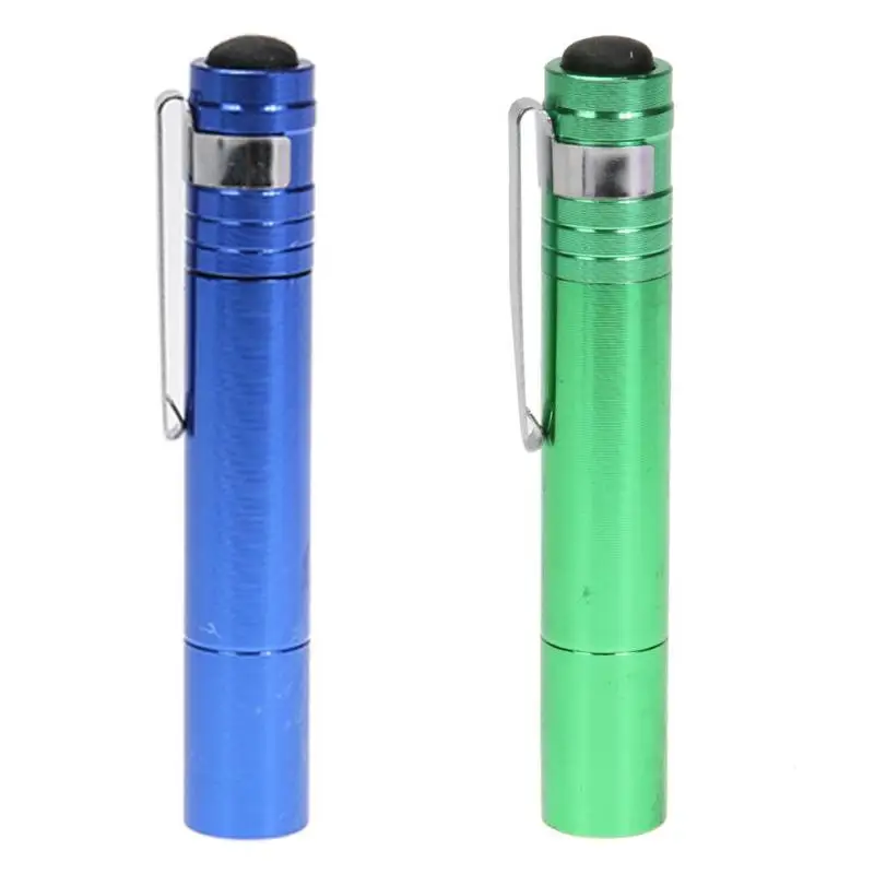 

Mini LED Tactical Flashlight Bright Torch with Clip Pen Lamp Night Light Outdoor Camping Work Portable Pocket Waterproof Battery