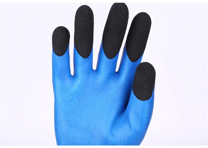 Защитные рабочие перчатки многоразовые перчатки с покрытием для строителей Нескользящие латексные рабочие перчатки садовые механические