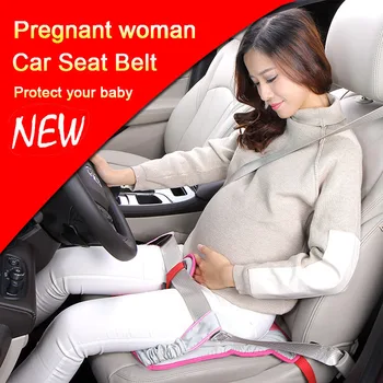 

Adjustable Safety Pregnant Woman Car Seat Belt for Car Female Belt Clip Driving Protect Baby Car Seat Cushion Pad Soft Strap