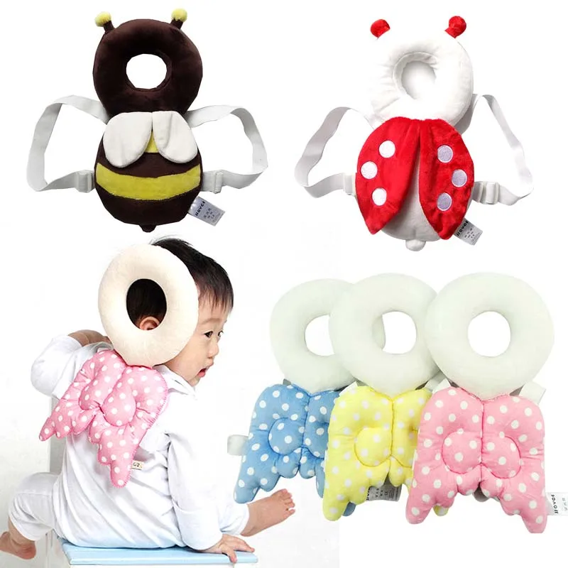 

Baby Head Protection Pad Cute Wings Anti Crash Pad Angel Style Cotton Prevent Toddler Fall Down Baby Learn to Walk Protection