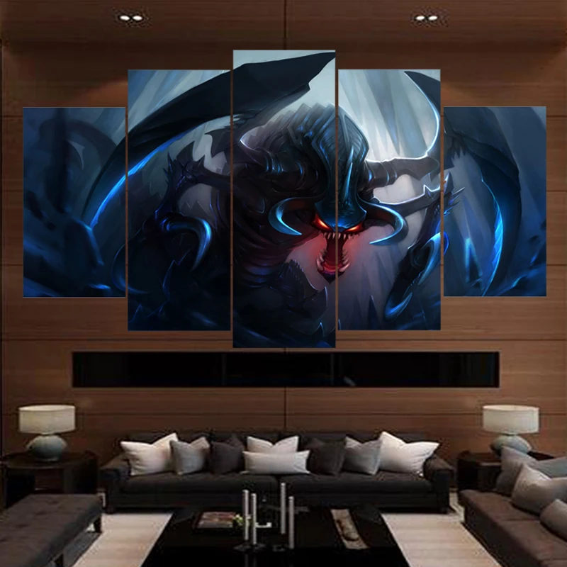 

5 Piece Game League of Legends Canvas Art HD Print Painting Canvas Wall Art Canvas Wall Art For Canvas Wall Art For Living Room
