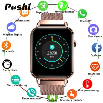 

Men Smart Watch Heart Rate Monitor Sport Waterproof Fitness Tracker For IOS Android Phones Watch With Camera Smartwatch Women