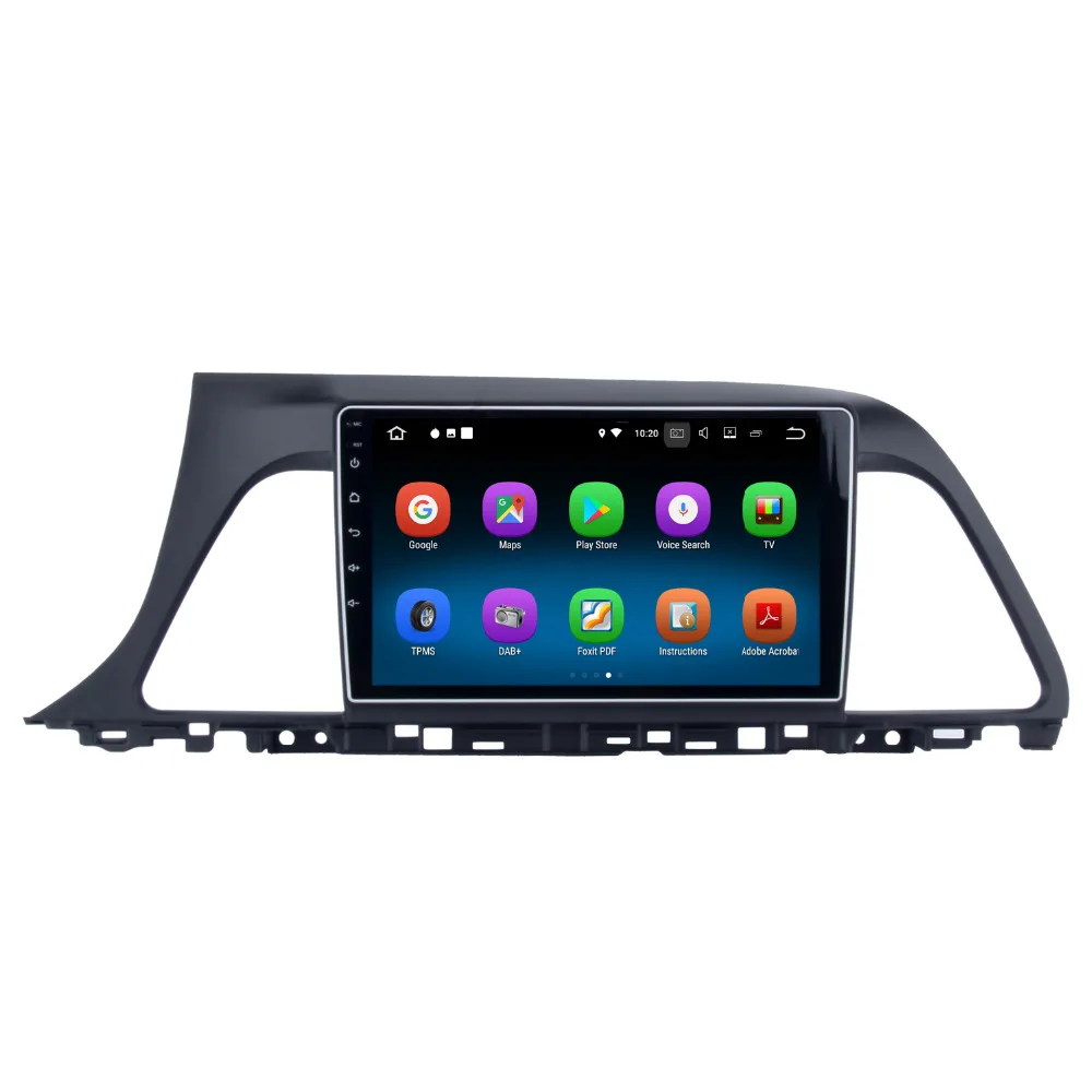 Cheap COIKA 9" IPS Screen Android 9.0 System Car Head Unit Radio For Hyundai Sonata 2015 GPS Navi SWC 4G BT WIFI 4+64G RAM Octa Core 2