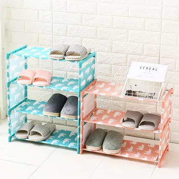 

Simple shoe rack Iron multi-layer assembly storage shoe rack special modern minimalist dustproof home daily essential