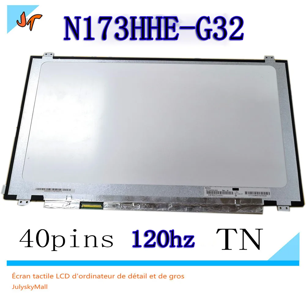 N173HHE G32 ЖК экран 40 pin EDP интерфейс 94% sRGB120Hz TN FHD 1920X1080 разрешение для ноутбука