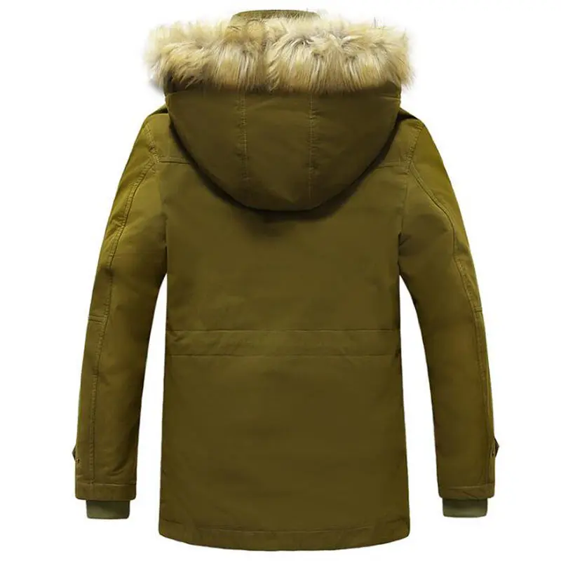 HEISMR. C-40 градусов, новинка, мужские парки, брендовая куртка, Мужская зимняя куртка, мужское повседневное пальто с капюшоном, флисовая подкладка, теплая верхняя одежда, куртка H100