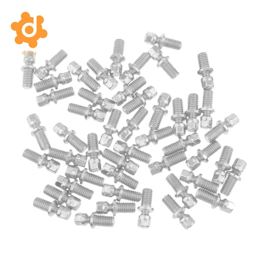 dolity 50 Pieces Ignition Anti Theft Locking Bolt Screws M8X16mm for Honda 