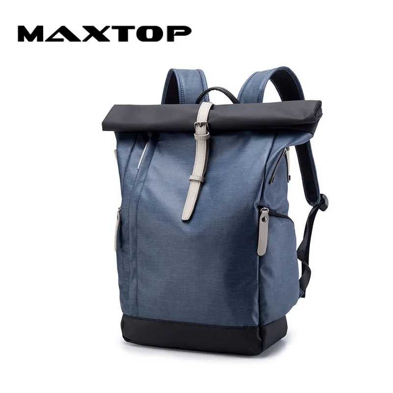 

MAXTOP Men Waterproof Anti Theft Large Capacity Backpack Fashion School Travel Bags Business Casual Laptop Back Pack Bagpack Boy