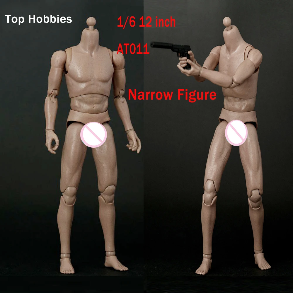 ❶FREE SHIPPING❶ WORLDBOX 1/6 Narrow Shoulder Male Durable Figure Body AT025