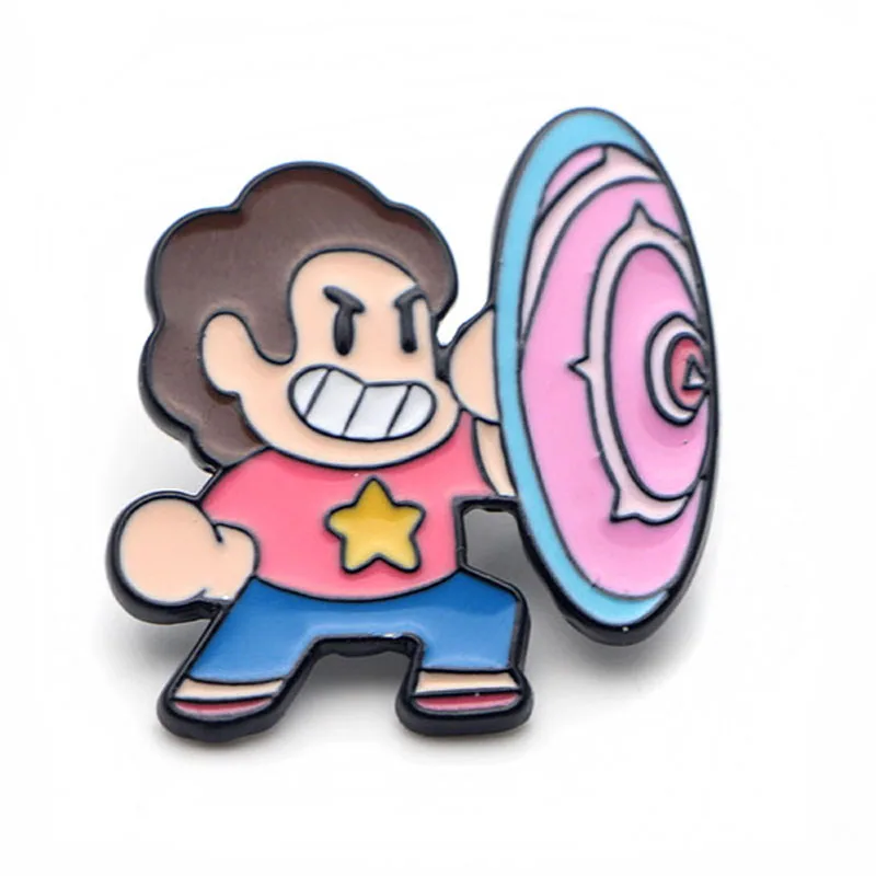 

K55 Steven Universe Funny Cartoon Metal Enamel Pins and Brooches Lapel Pin Backpack Bags Badge Clothes Decoration Gifts