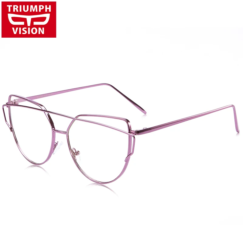 

TRIUMPH VISION Cat Eye Clear Lens Glasses Frame Myopia Optical Eyewear Frames Female Spectacle Frame New Brand Eyeglasses Women