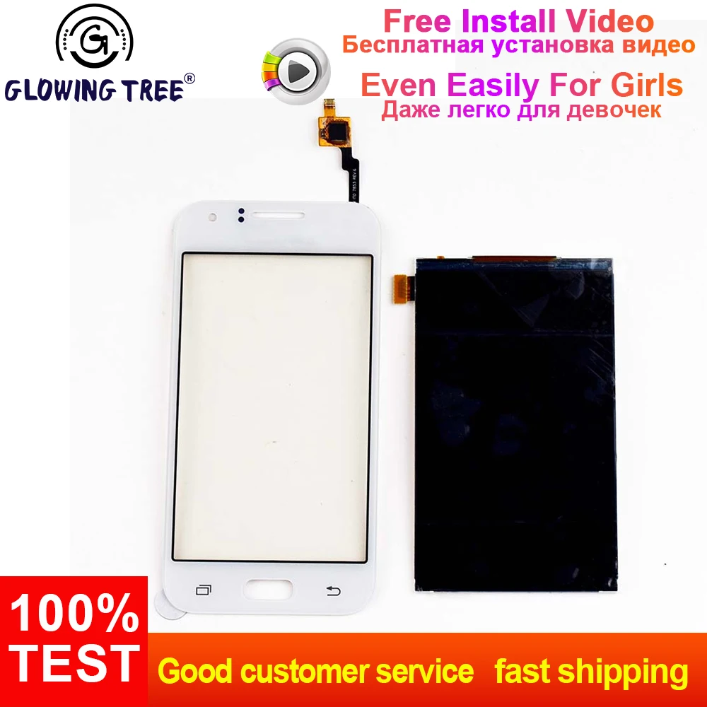 

For Samsung Galaxy J1 J100F J100H J100 SM-J100F Touch Screen Digitizer Sensor Glass + LCD Display Panel Monitor Replacement