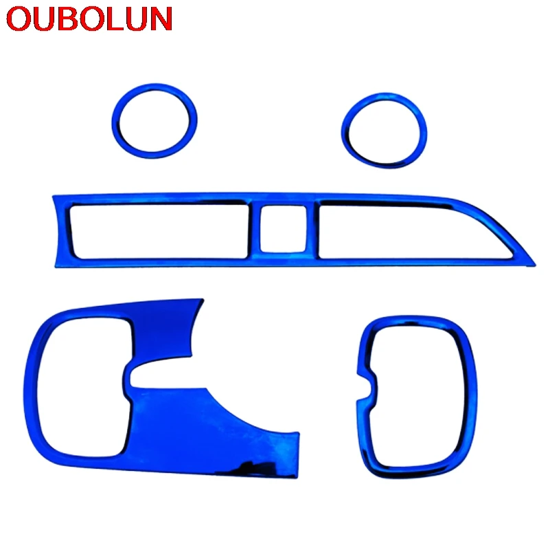 OUBOLUN 5 шт. для Kia Rio 4 2017 нержавеющая сталь воздуховыпускная круглая крышка
