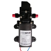 Double helix DC12V 131PSI 6L m Water High Pressure Diaphragm Self Priming Pump Caravan Boat RV