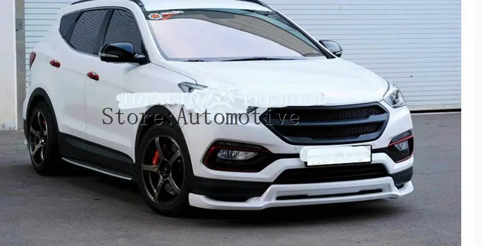 

Car avant Grill Grille cas avec une bande pour For 2017 for HYUNDAI SANTA FE SPORT IX45