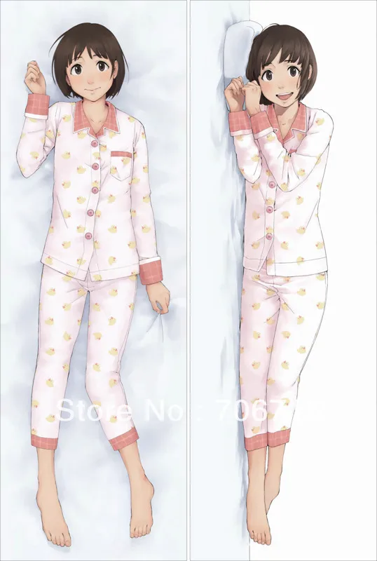 Japan Dakimakura Sm847 Beautiful Girl In Pajamas Anime Hugging Pillow Case Free Shipping