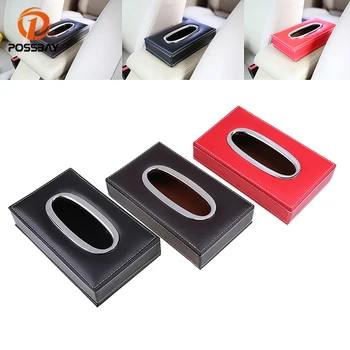 

POSSBAY Rectangle Tissue Cover Box Case Paper Holder for Home Office Car Tissue Holder Tissue Dispenser with Magnetic Cover