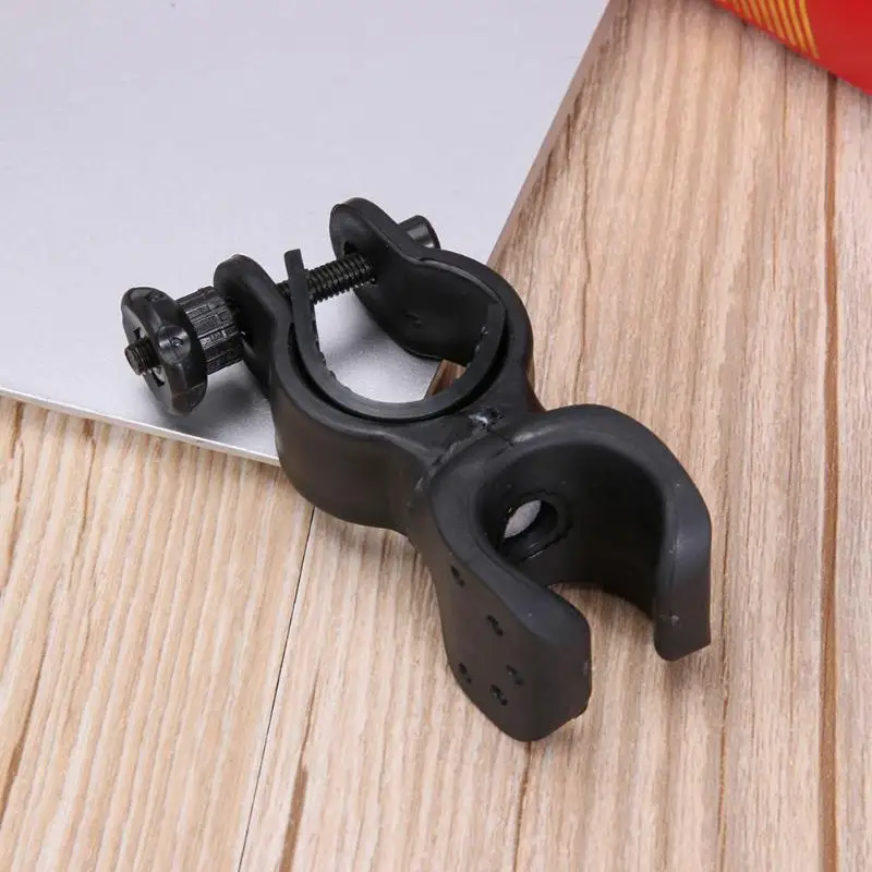 2.5 360 Torch Clip Mount Bicycle Front Light Bracket Flashlight Holder Rotation With antiskid rubber gaskets Rotating Light clip