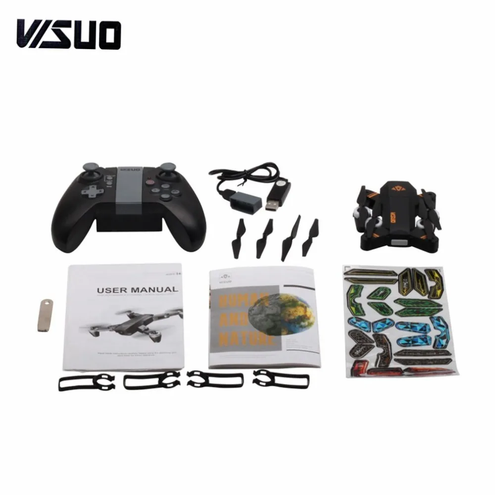 

HOT! VISUO XS809 2.4G Mini Foldable FPV Selfie Drone RC Quadcopter with 720P Wide Angle Camera Altitude Hold Headless Mode