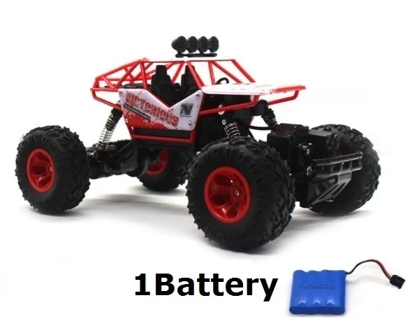 Радиоуправляемый автомобиль 1/12 4WD Rock Crawlers 4x4, вождение автомобиля, Двойные двигатели, привод Bigfoot, автомобиль с дистанционным управлением, модель автомобиля, внедорожник, игрушка в подарок - Цвет: 28cm Red