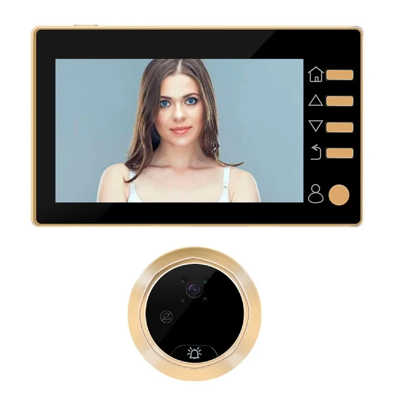 

Digital Peephole Door Bell Wireless Call Video-eye 4.3 inch LCD IR Night Vision 3 Modes Video Recording Photos Taking Max 32G