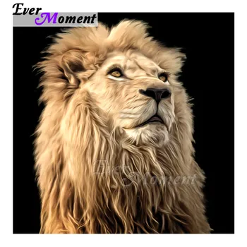 

Ever Moment Diamond Painting Lion Artwork Full Square Drill Handmade Picture Rhinestone Diamond Embroidery Cross Stitch 3F1831