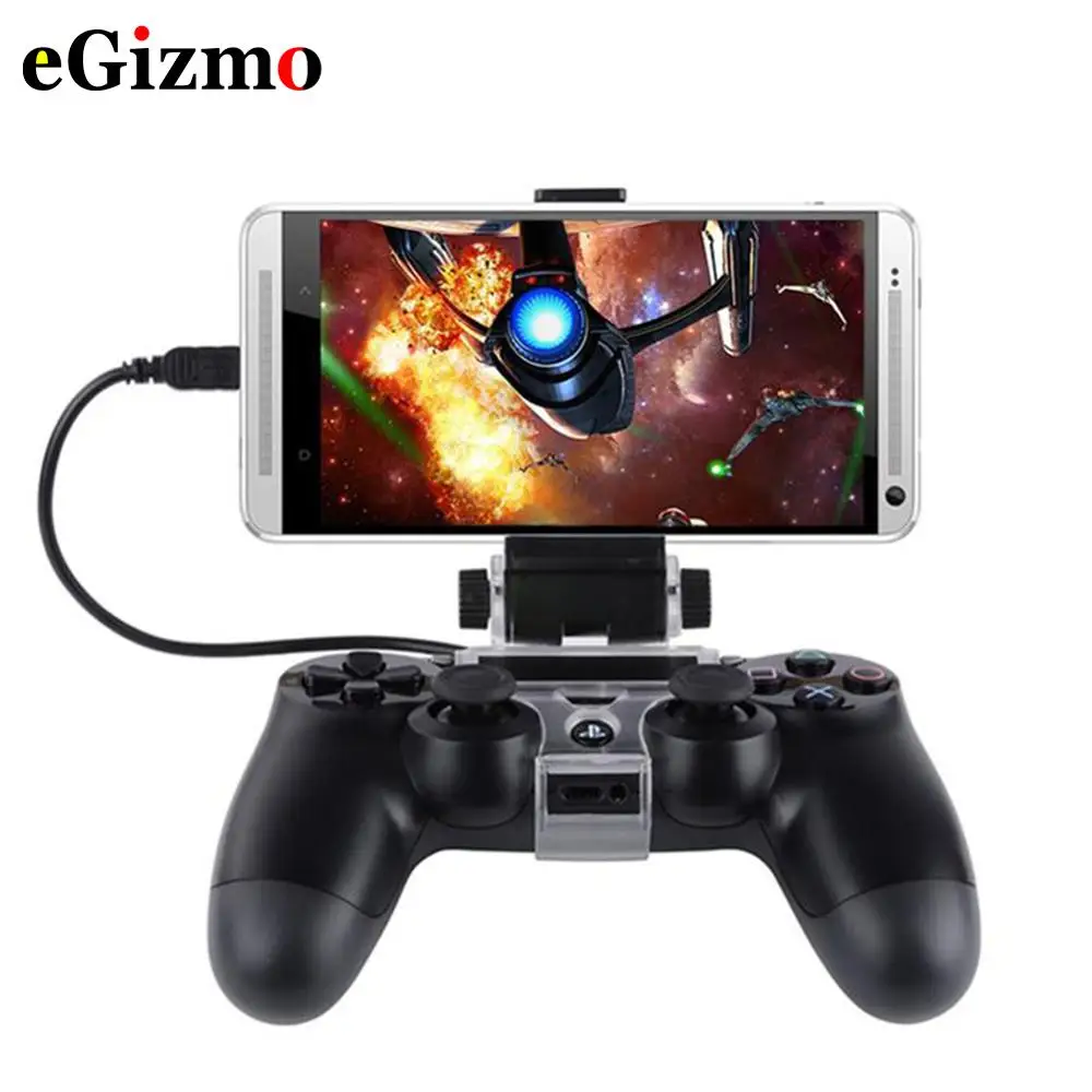 Smart Phone Clip Clamp Stand Bracket PS4 Accessories for PlayStation 4/Slim/Pro Dualshock 4 Controller Holder Joystick Mount | Электроника