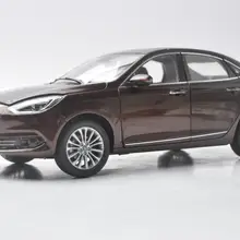 1:18 литая под давлением модель для Ford New ESCORT коричневый Седан сплав игрушечный автомобиль миниатюрная Коллекция подарков Исследуйте ASPIRE