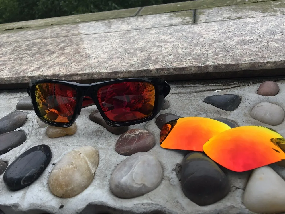 Red Polarized Replacement Lenses for Scalpel Sunglasses Lens Only
