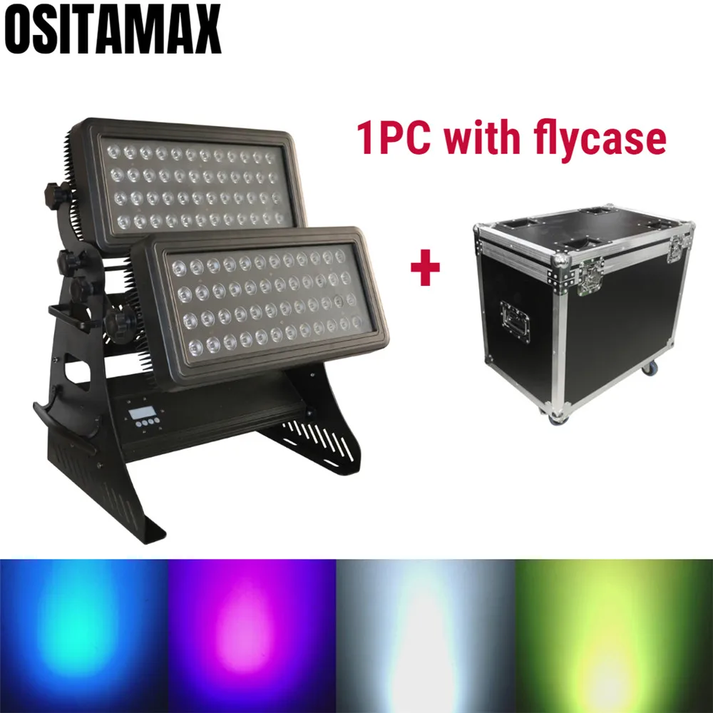 

1pc+flightcase LED City Color Light IP656 Stage Wall Washer 96x10w RGBW 4IN1 with Fightcase DMX512 Stage Light