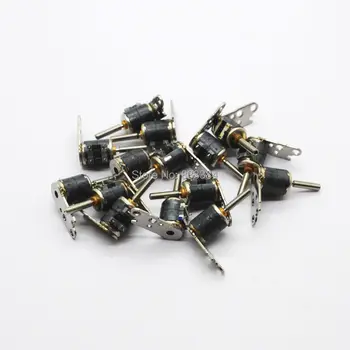 

10PCS 4 Wire 2 Phase Miniature stepper motor micro stepping motor (diameter:6 mm ,Height:8 mm) FREE SHIPPING