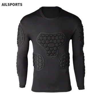

2018 Football Jerseys Survetement Sports Safety Protection Thicken Soccer Goalkeeper Jersey Protector Outdoor Riding Clothing