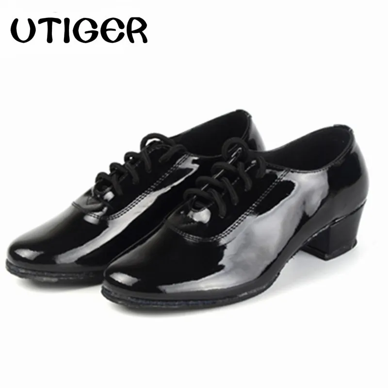 Для мужчин дети мальчик современное бальное Танго, латина танцевальаня обувь на платформах 2,5 см 3 см 4 Для женщин человек малыш мальчики танцевальная обувь WD259