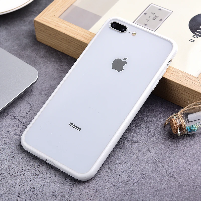 Противоударный прозрачный чехол карамельного цвета для телефона iPhone 8 7 6 6S Plus 11pro x