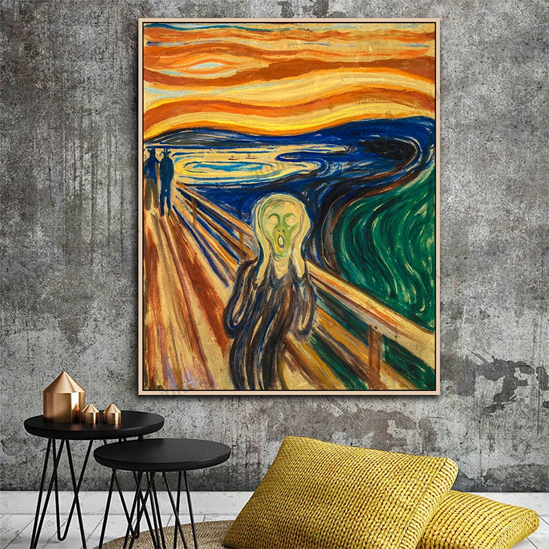 Edvard Munch The Day After Giclee Canvas Print repro