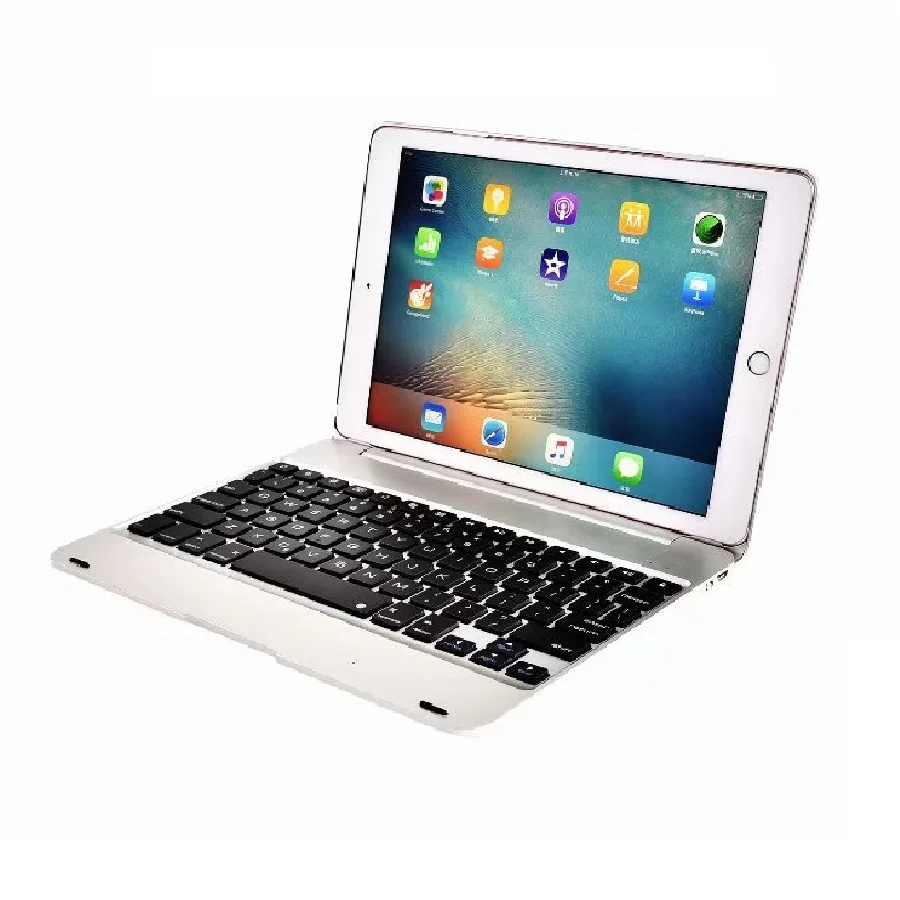 

Wireless for iPad 2017 9.7 Cover with Keyboard 9.7'' A1822 A1823 Bluetooth PVC for iPad 9.7 2017 Keyboard Case for iPad 6th Case