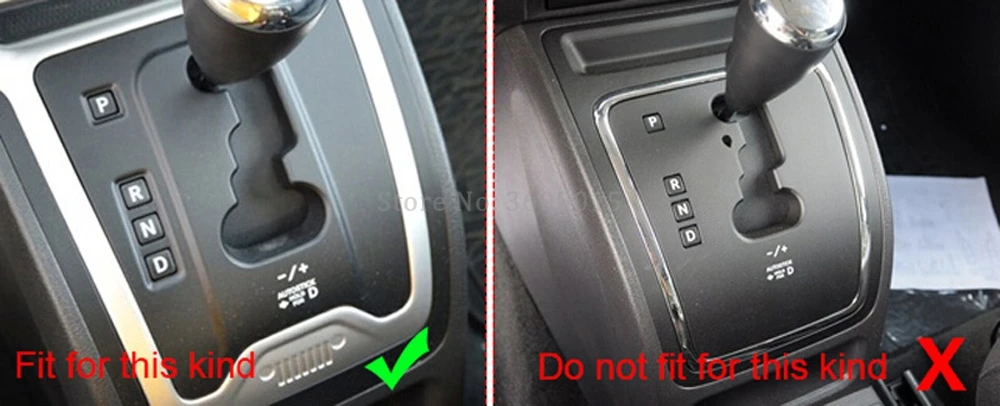 Для Jeep Compass Patriot 2011 2012 2013 2014 2015 ABS Хромированная коробка переключения передач