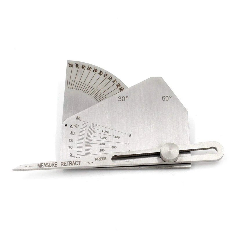 Welding Gauge Weld Fillet Gage Acute Obtuse Side Dimension Tools Bevel