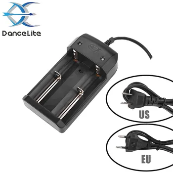 

1PC DanceLite HG-1206Li 2-Slots Universal Charger AC100-240V Dual Battery Charger for 26650 18650 14500 16340 (EU/US)