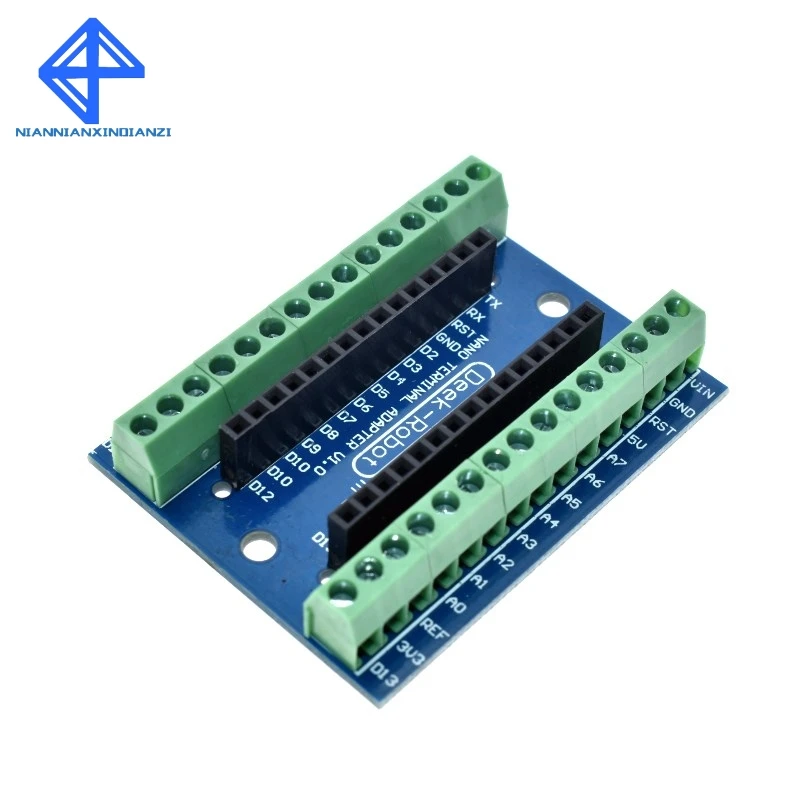 Стандартная плата адаптера клеммы для Arduino Nano 3 0 V3.0 AVR ATMEGA328P модуль расширения Shiled