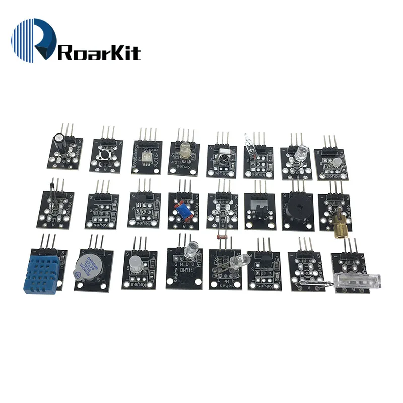 Стартовый комплект для модулей датчиков arduino 45 в 1 лучше чем 37 UNO R3 MEGA2560|kits 45|kit for